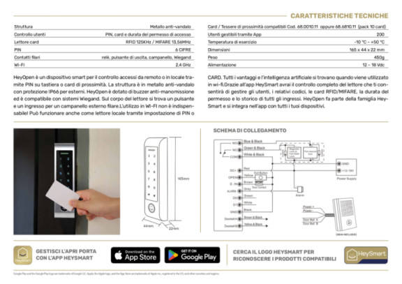 HeyOpen - Apri porta smart wi-fi ideale per b&b e affitti brevi